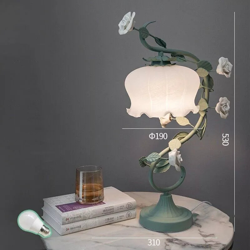 Glass Flower Lamp
